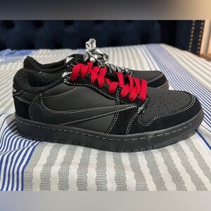 Travis Scott x Air Jordan 1 Low Black Phantom
